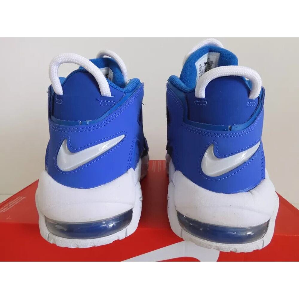 NIKE AIR MORE UPTEMPO (GS) MEDIUM BLUE-WHITE SZ 6Y-WOMENS SZ 7.5 [DM1023-400] - Picture 5 of 5
